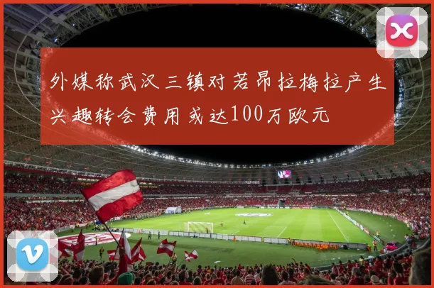 外媒称武汉三镇对若昂拉梅拉产生兴趣转会费用或达100万欧元